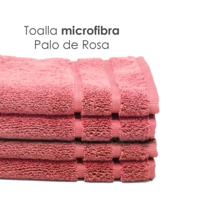 Toalla Microfibra Pullman 40X60 Color Palo de Rosa: imagen 4