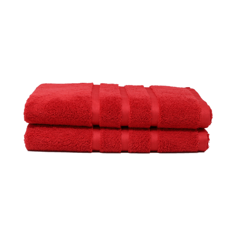 Toalla Microfibra Baño Completo 90X152 Color Rojo