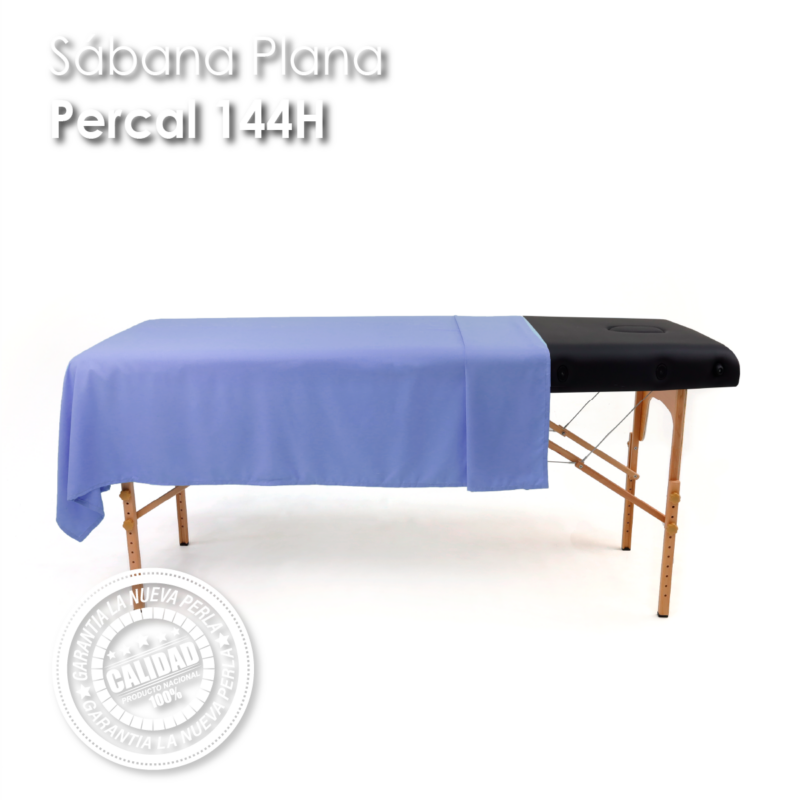 Sábana plana SPA 144H Azul Hospital