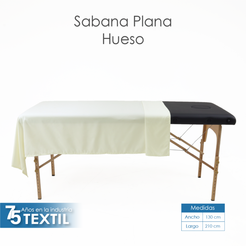 Sábana plana SPA 144H Hueso