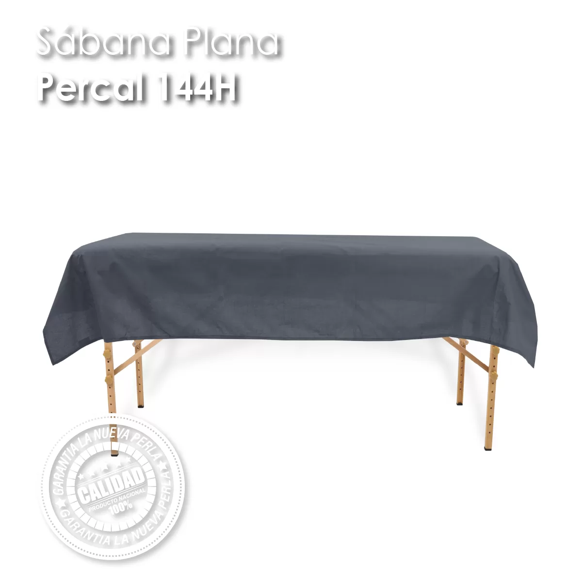 Sábana plana SPA 144H Gris Oxford: imagen 3