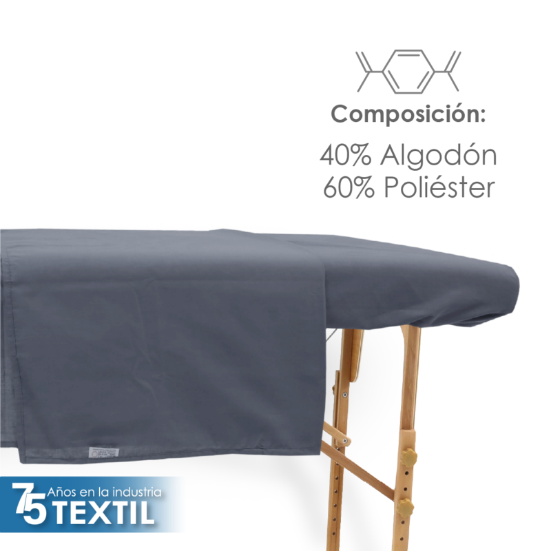 Juego Sábanas de Spa 144H Gris Oxford