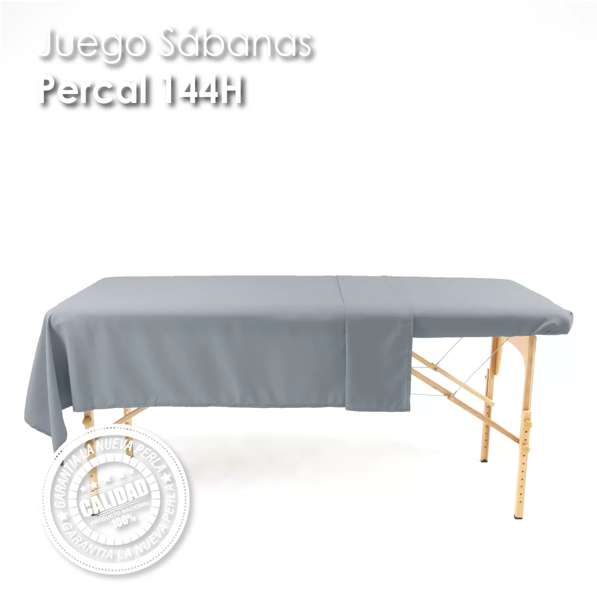 Juego Sábanas de Spa 144H Gris Perla: imagen 2