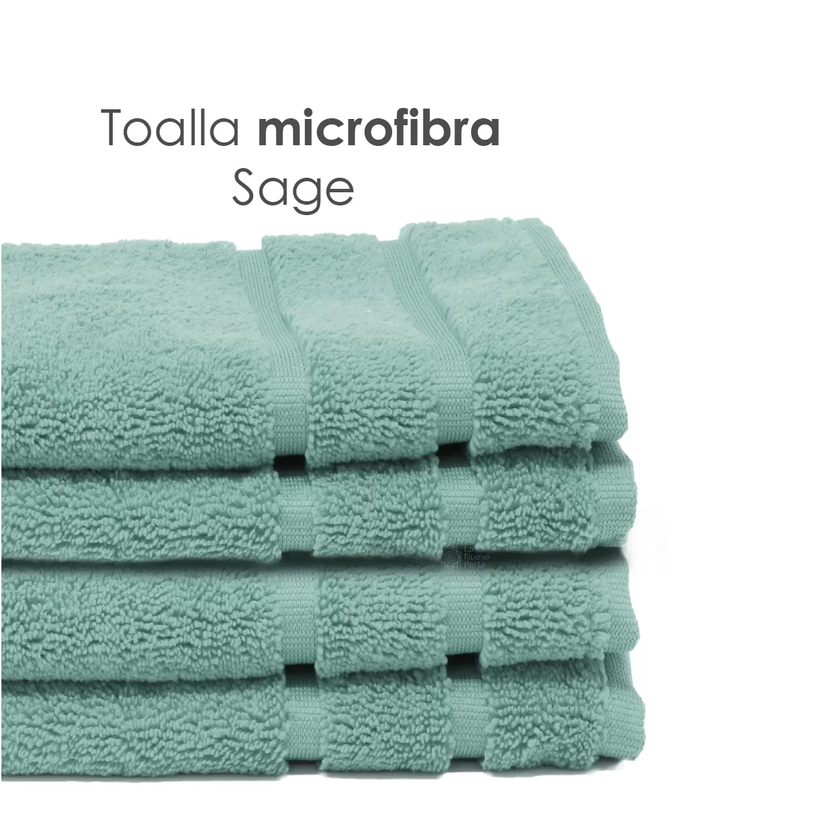 Toalla Microfibra Pullman 40X60 Color Sage: imagen 4