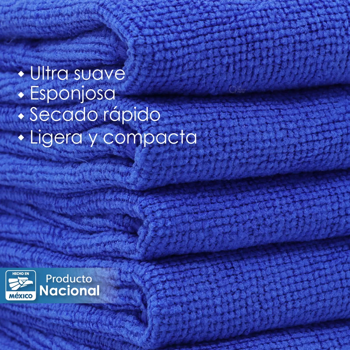Secador Microfibra 40X40 Color Azul Rey: imagen 4