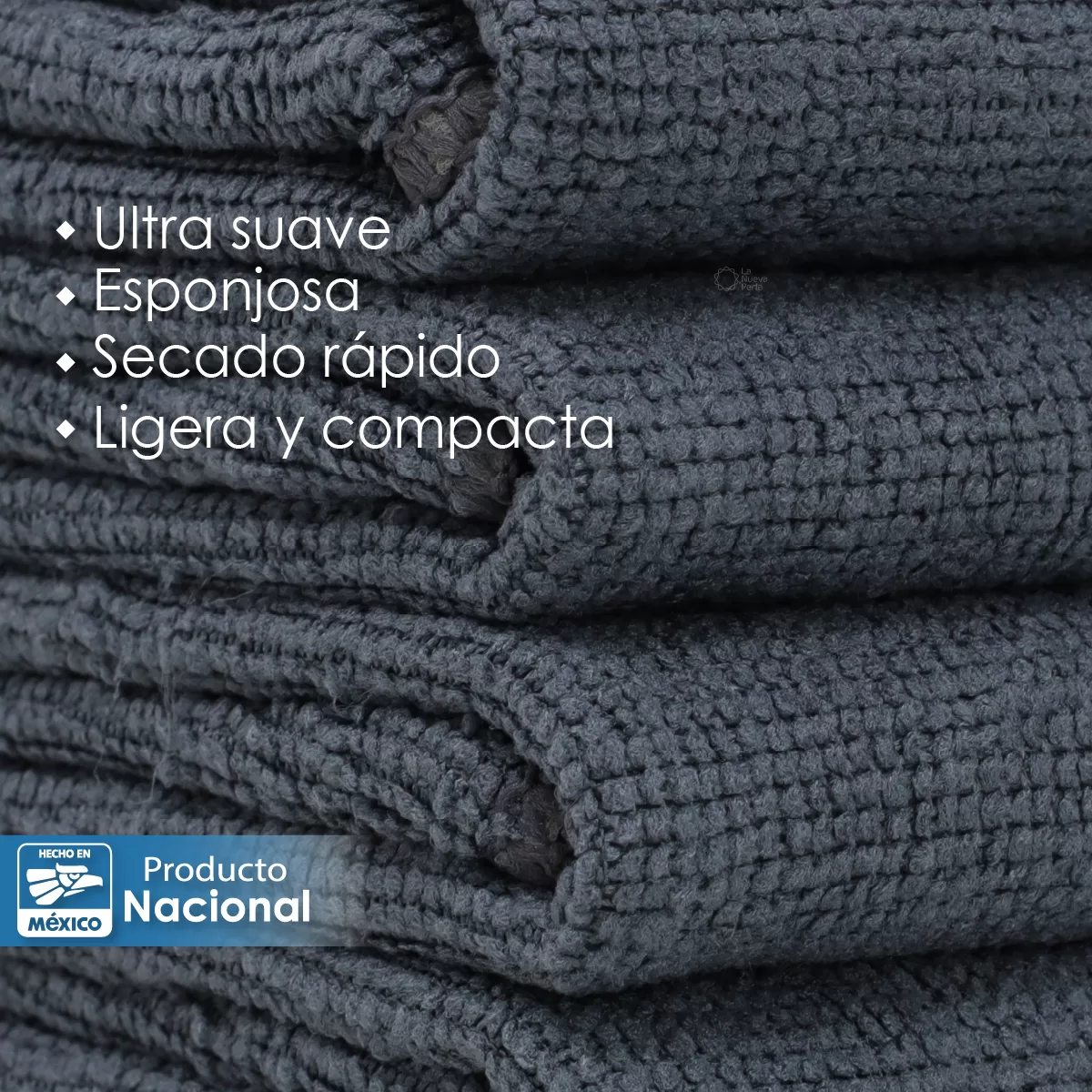 Secador Microfibra 40X40 Color Gris Oxford: imagen 4