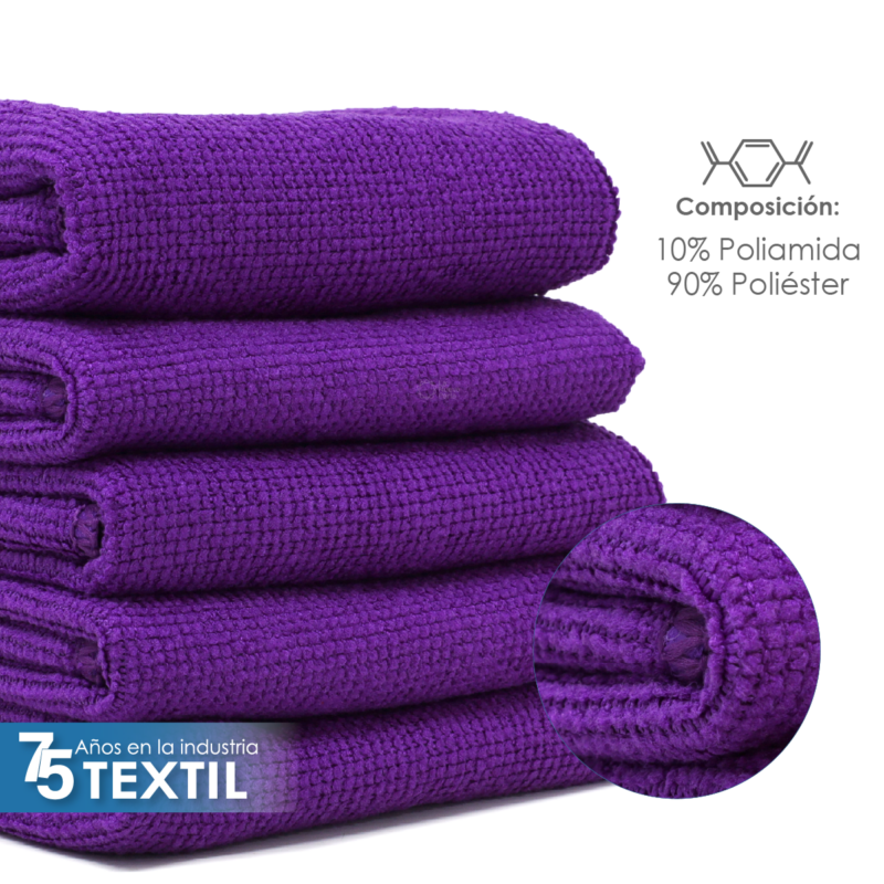 Secador Microfibra 40X40 Color Morado