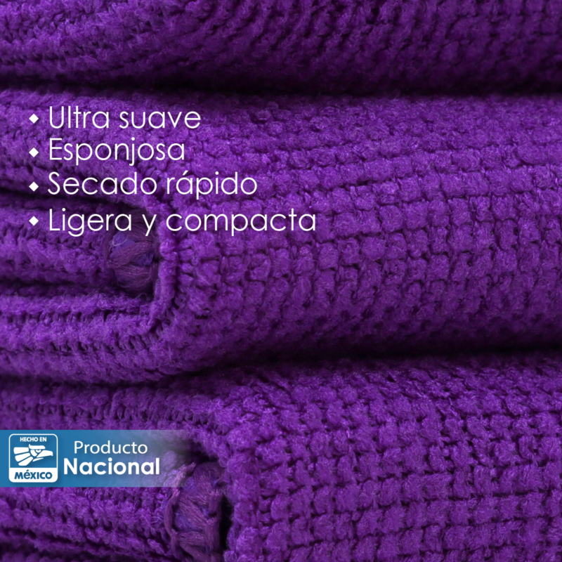 Secador Microfibra 40X40 Color Morado