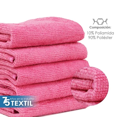 Secador Microfibra 40X40 Color Rosa Fresa: imagen 3