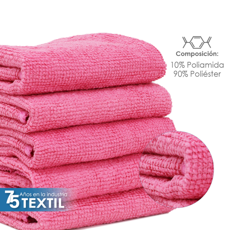 Secador Microfibra 40X40 Color Rosa Fresa