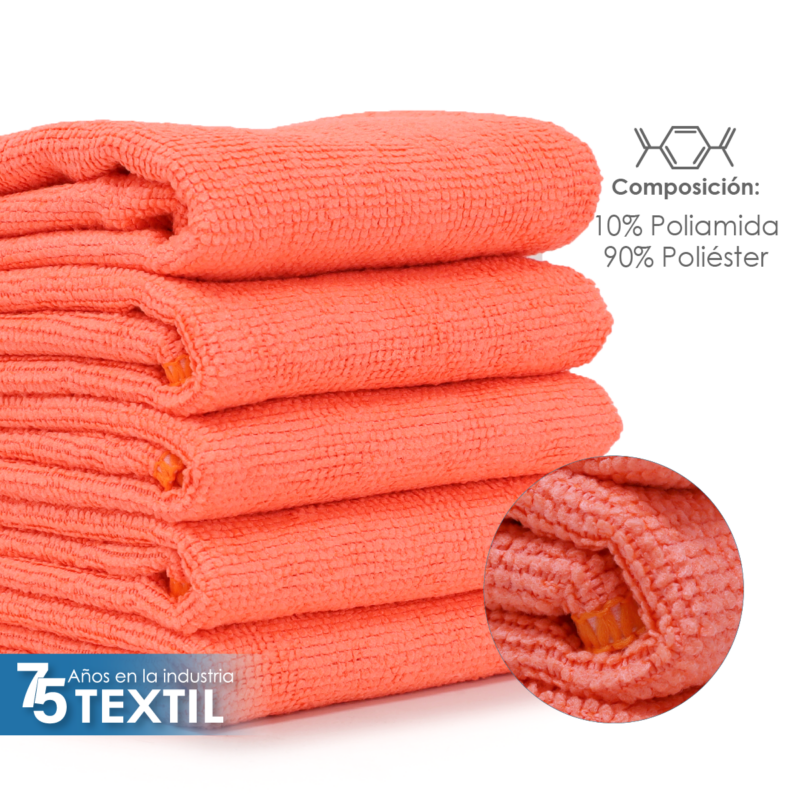 Secador Microfibra 40X40 Color Coral