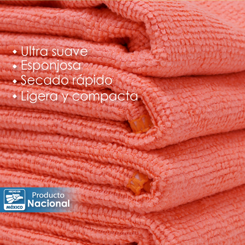 Secador Microfibra 40X40 Color Coral