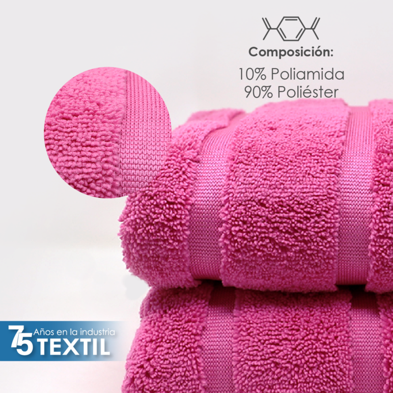 Toalla Microfibra Manos 60X125 Color Fiusha