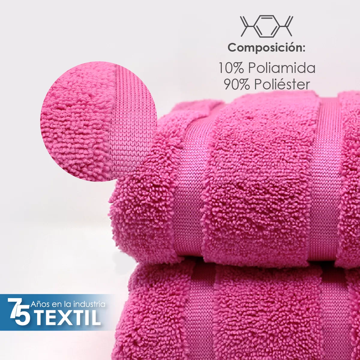 Toalla Microfibra Manos 60X125 Color Fiusha: imagen 3