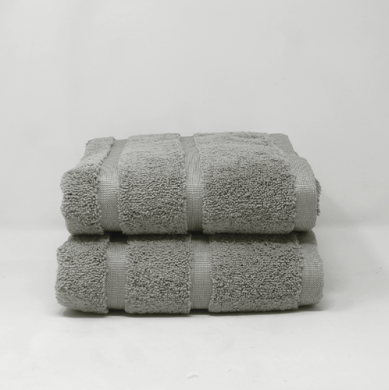 Toalla Microfibra Manos 60X125 Color Gris Perla