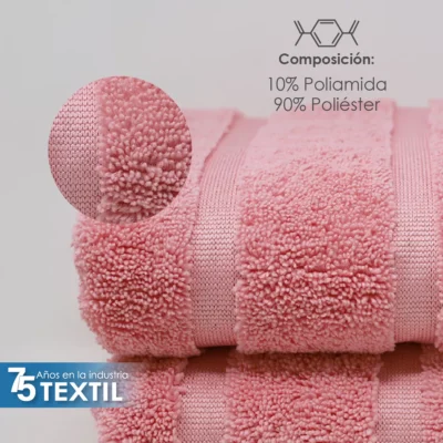 Toalla Microfibra Manos 60X125 Color Palo de Rosa: imagen 3