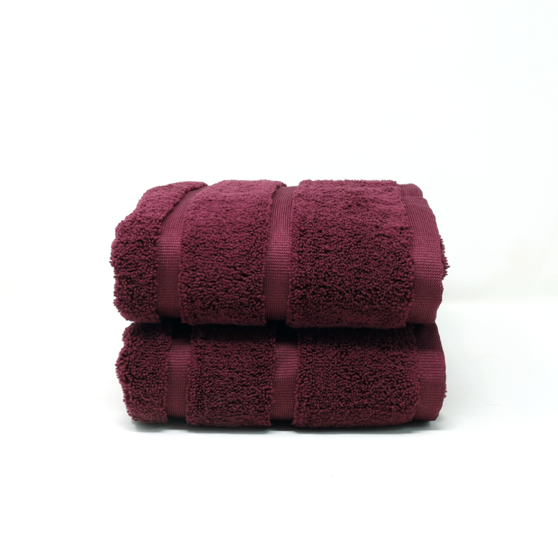 Toalla Microfibra Manos 60X125 Color Tinto