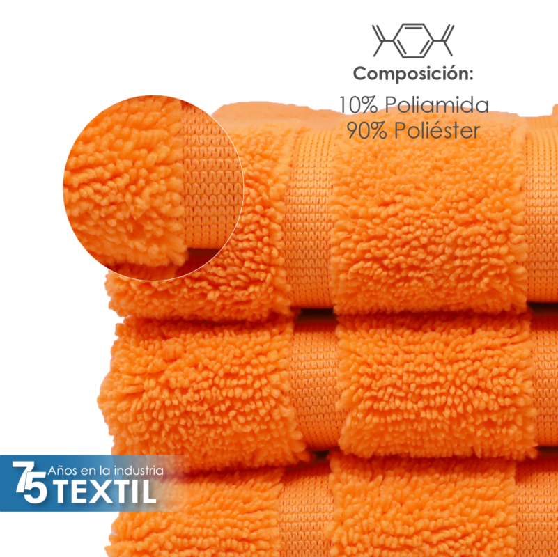 Toalla Microfibra Pullman 40X60 Color Naranja