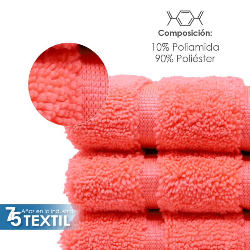 Toalla Microfibra Pullman 40X60 Color Rosa Neon