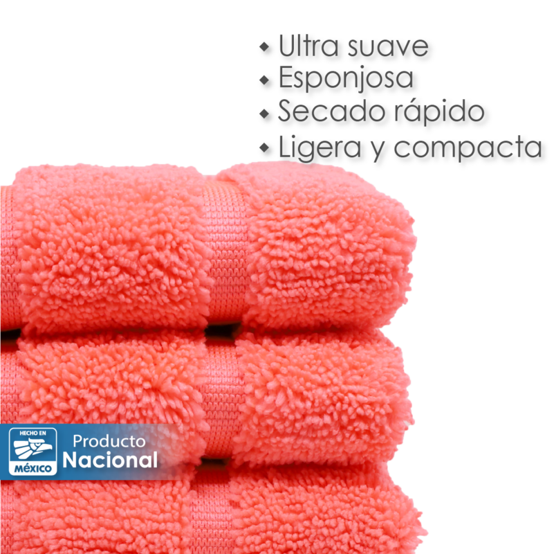 Toalla Microfibra Pullman 40X60 Color Rosa Neon