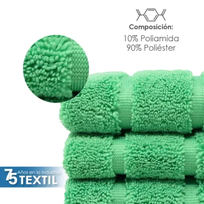 Toalla Microfibra Pullman 40X60 Color Verde Manzana: imagen 3