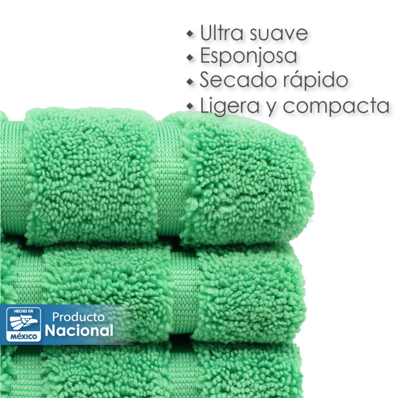 Toalla Microfibra Pullman 40X60 Color Verde Manzana