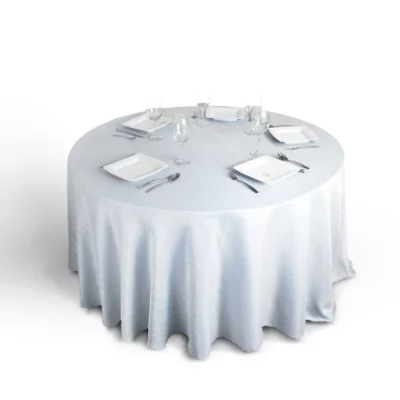 Mantel Yackard Redondo YE-212 FRANCIA AZUL CIELO