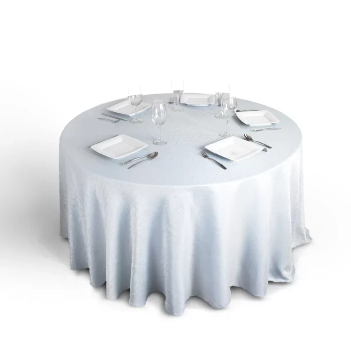 Mantel Yackard Redondo YE-212 FRANCIA AZUL CIELO