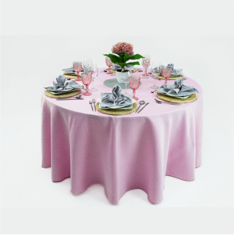Mantel Yackard Redondo YE-290 VENECIA ROSA