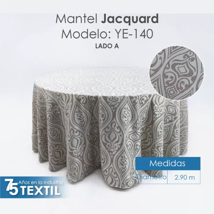 Mantel Yackard Redondo YE-140