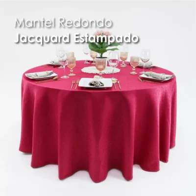 Mantel Yackard Redondo YE-213 FRANCIA FIUSHA: imagen 3