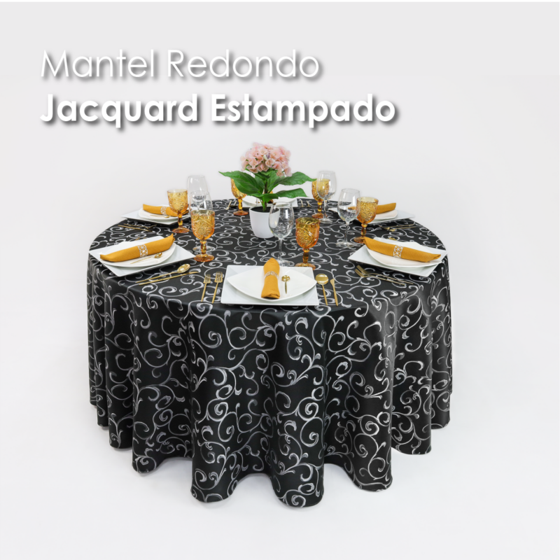 Mantel Yackard Redondo YE-264 NEGRO