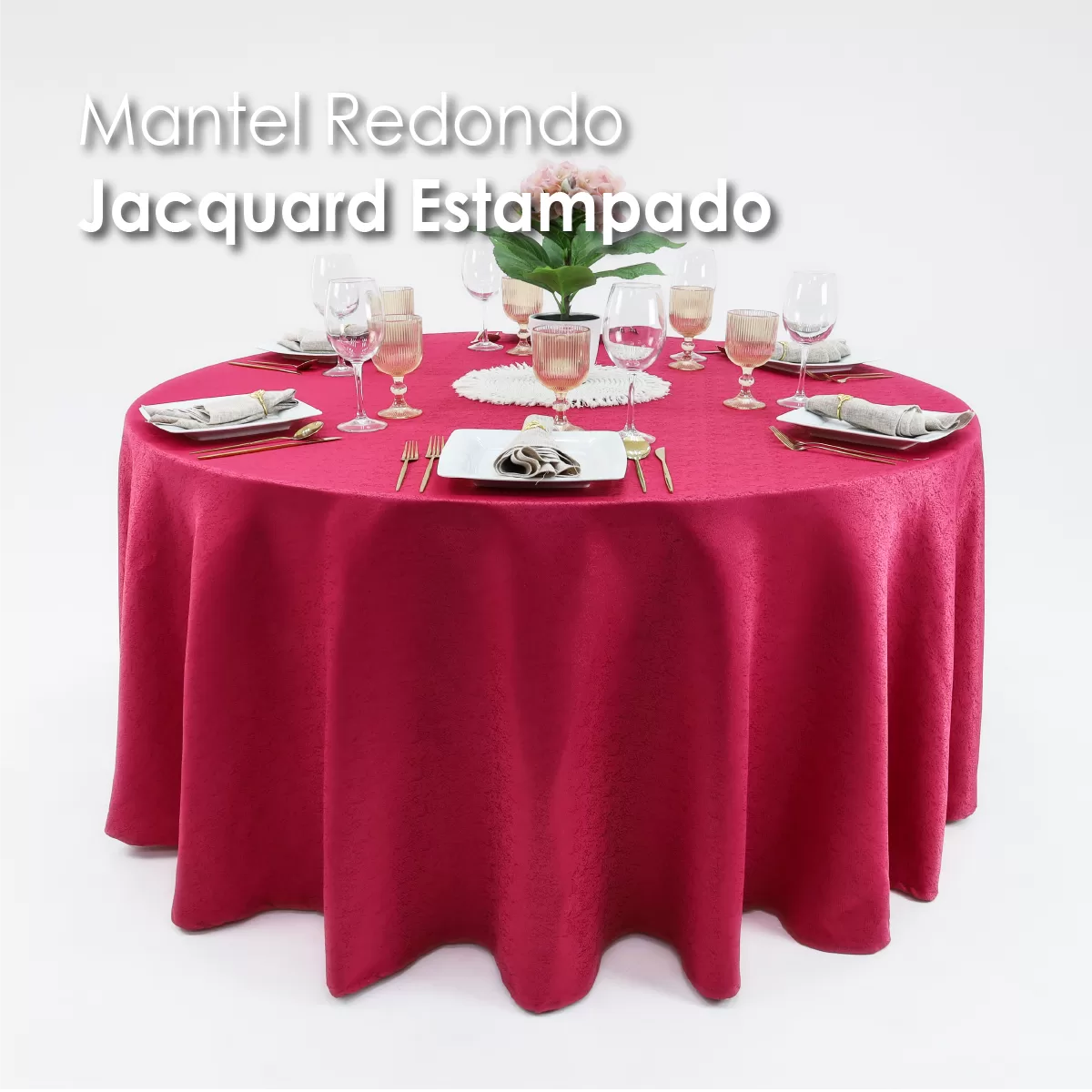 Mantel Yackard Redondo YE-213 FRANCIA FIUSHA: imagen 6