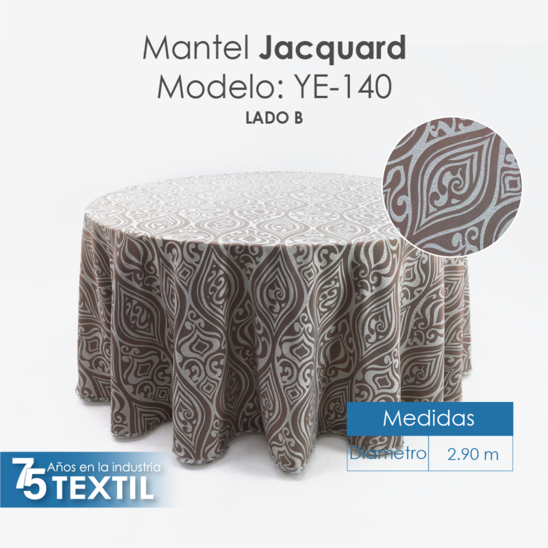 Mantel Yackard Redondo YE-140