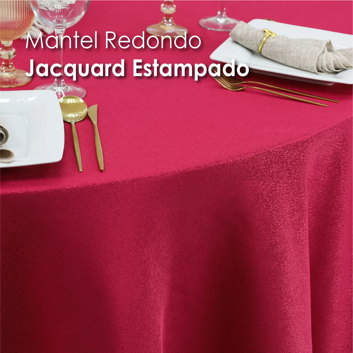 Mantel Yackard Redondo YE-213 FRANCIA FIUSHA: imagen 7