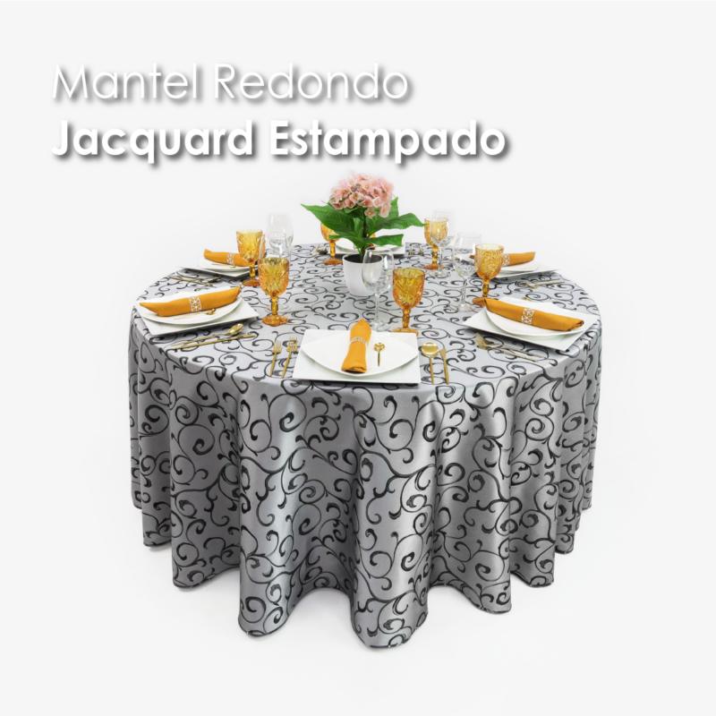 Mantel Yackard Redondo YE-264 NEGRO