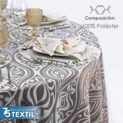 Mantel Yackard Redondo YE-140: imagen 7