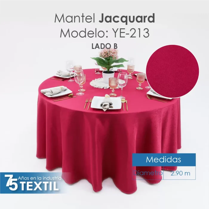 Mantel Yackard Redondo YE-213 FRANCIA FIUSHA