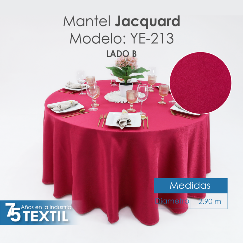 Mantel Yackard Redondo YE-213 FRANCIA FIUSHA