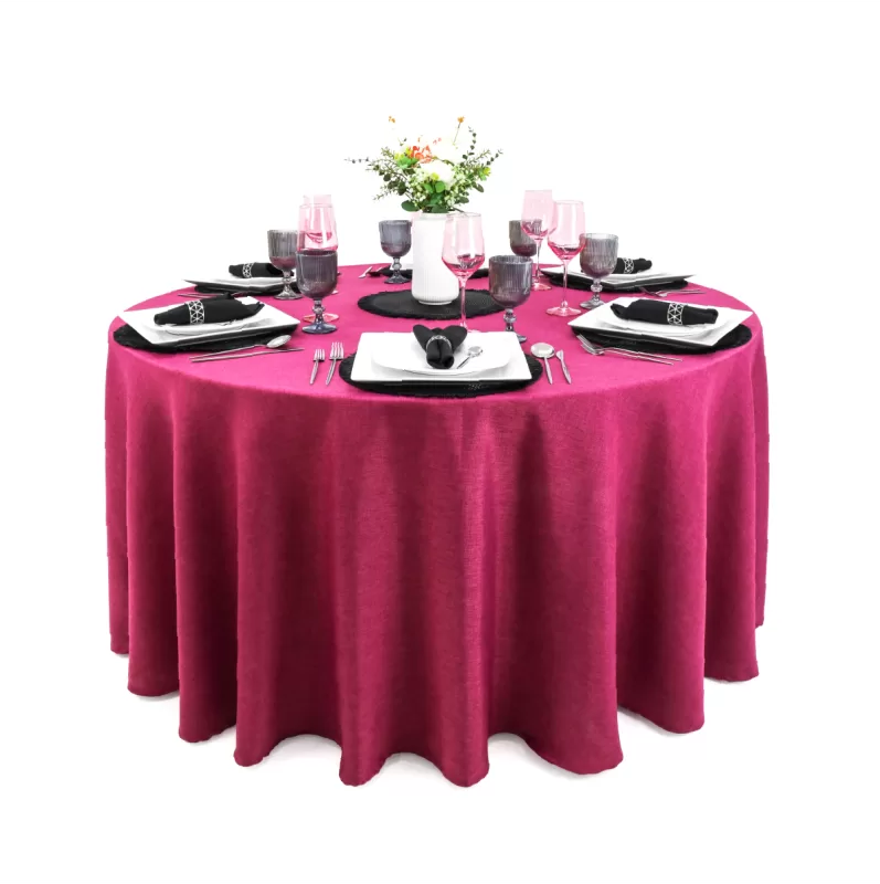 Mantel Redondo Lino Ginebra 2.90 D Bugambilia