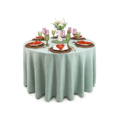 Mantel Redondo Lino Ginebra 2.90 D Sage