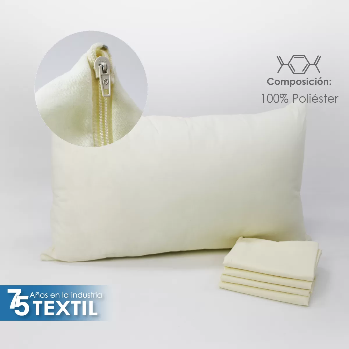 Funda de Almohada Microfibra Hueso: imagen 2