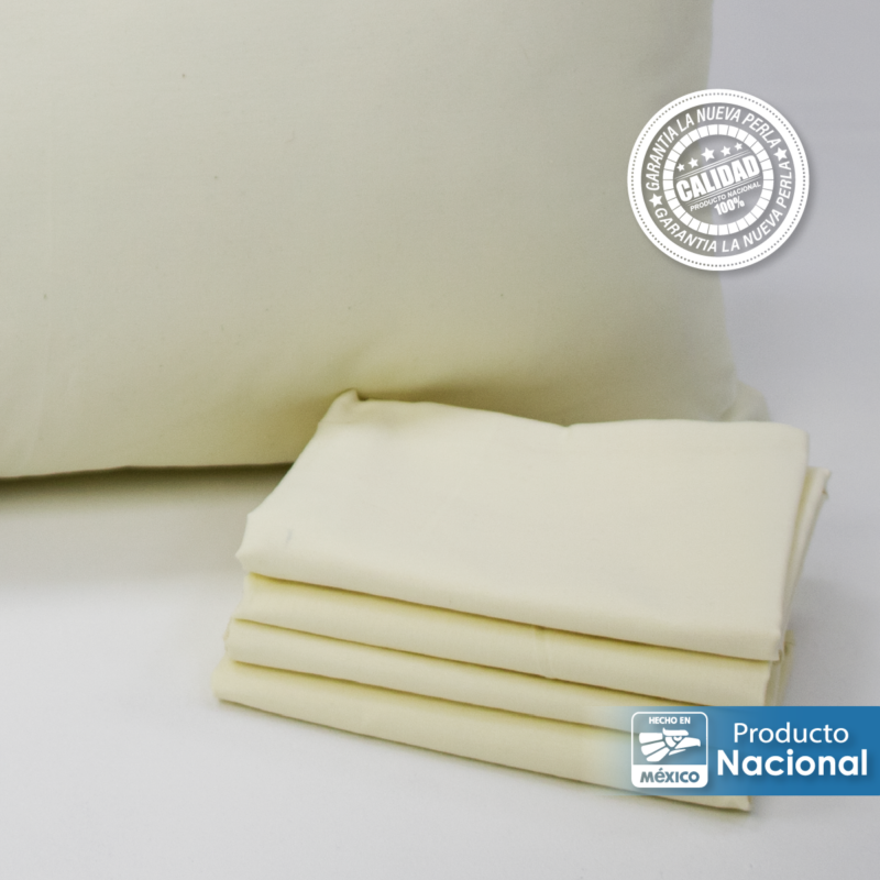 Funda de Almohada Microfibra Hueso