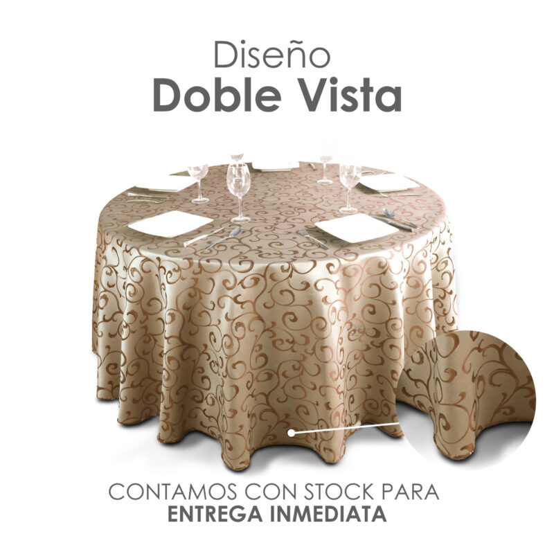 Mantel Yackard Redondo YE-201 DORADO