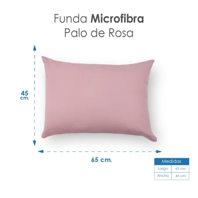 Funda de Almohada Microfibra Palo de Rosa: imagen 3