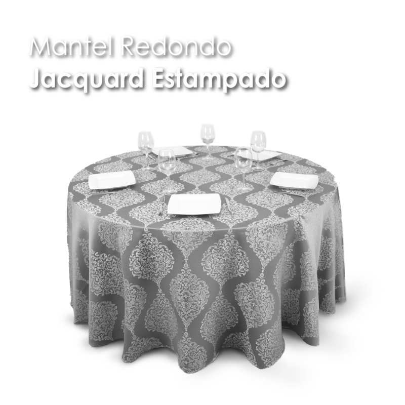 Mantel Yackard Redondo YE-180 GRIS