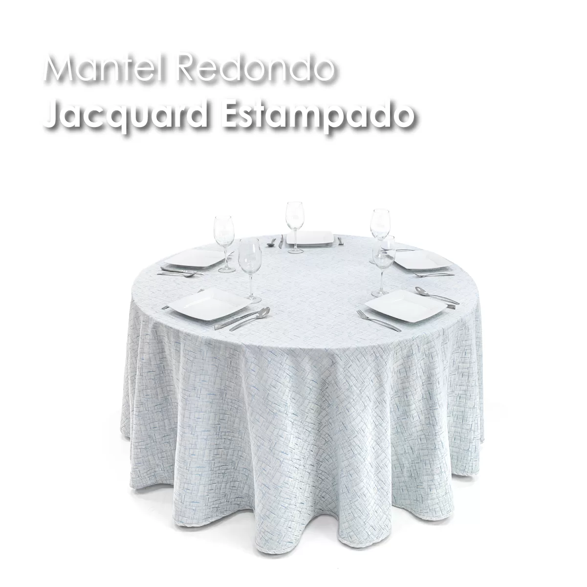 Mantel Yackard Redondo YE-236 NAIROBI PLATA: imagen 5