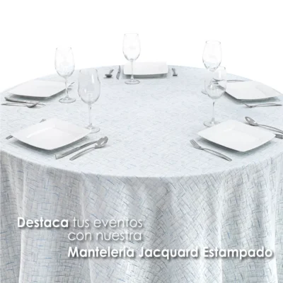 Mantel Yackard Redondo YE-236 NAIROBI PLATA: imagen 3