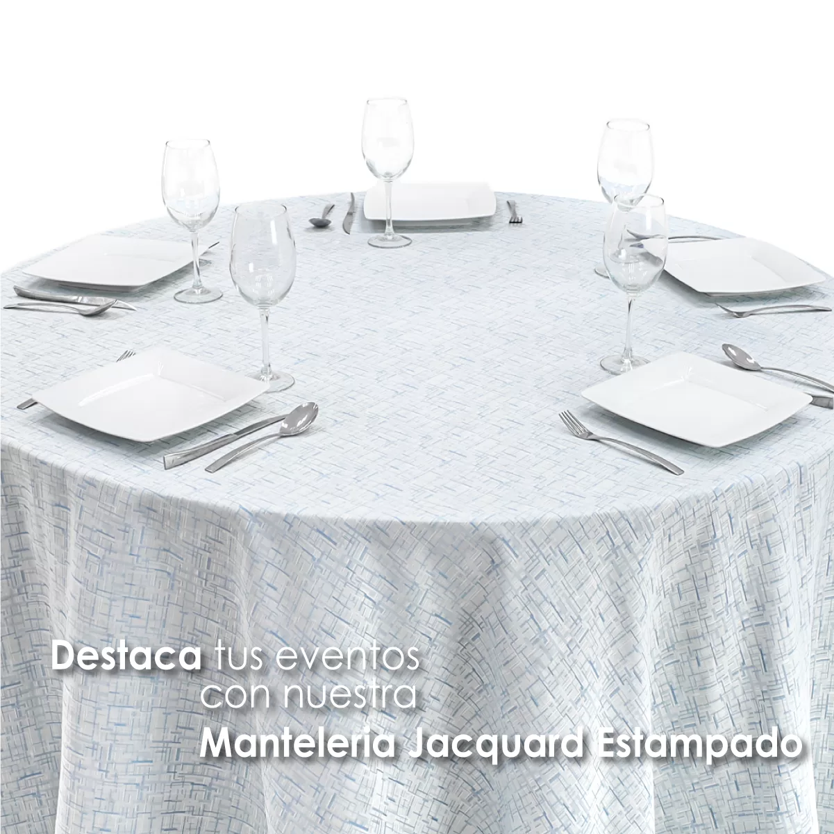 Mantel Yackard Redondo YE-236 NAIROBI PLATA: imagen 3