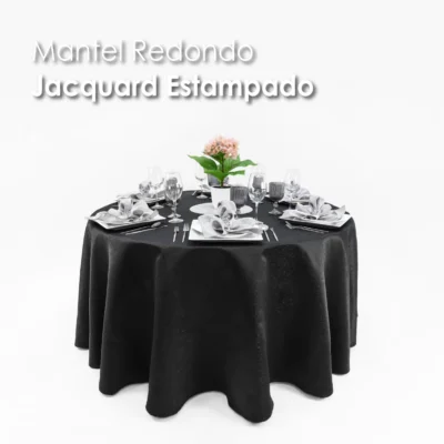 Mantel Yackard Redondo YE-261 AFRICA NEGRO: imagen 6